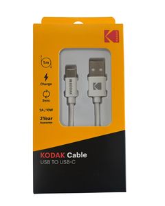 1m. Cavo di connessione USB bianco da USB a USB Type-C - Product Image 1