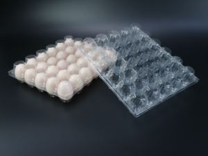 Nampan telur plastik 30 lubang, wadah kemasan plastik untuk telur - Product Image 5