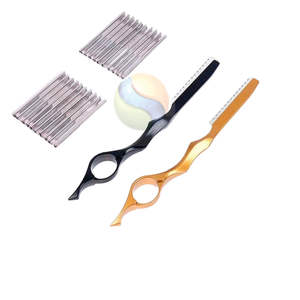 Navaja de Afeitar Recta de Acero Inoxidable con Logotipo Personalizado Premium, Navaja de Afeitar Profesional para Barbería, Navaja de Entresacar con Mango de Madera - Product Image 3