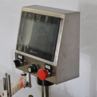 Machine d'étiquetage de bouteilles avec colle pour autocollants latéraux Machine d'impression automatique de bouteilles pour cartes Étiquettes de bouteilles avec manchon