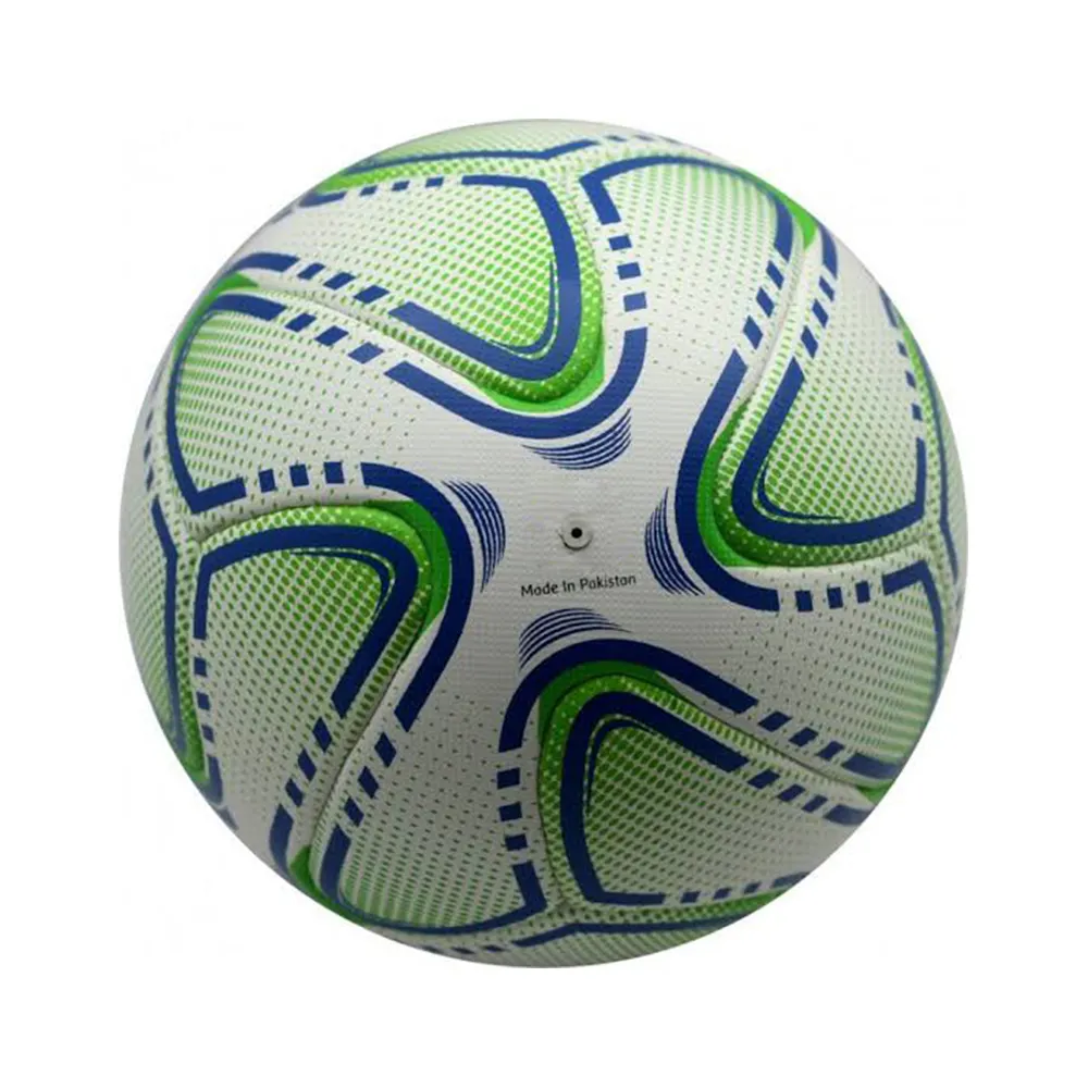 Качественный футбольный мяч из ПВХ официального размера с напечатанным логотипом для матча