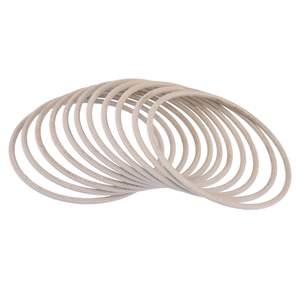 ชุดเครื่องประดับอินเดียแบบคลาสสิกกำไลข้อมือโลหะสีขาว - Product Image 6