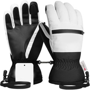 Gants d'hiver pour hommes et femmes, imperméables, coupe-vent, chauds, thermiques, pour le ski, compatibles avec les écrans tactiles à 5 doigts, pour la conduite et les entraînements - Product Image 1