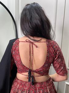 กระจกผ้าฝ้ายแท้ navratri lehenga choli โดย fabzone ดีไซน์ล่าสุด - Product Image 2