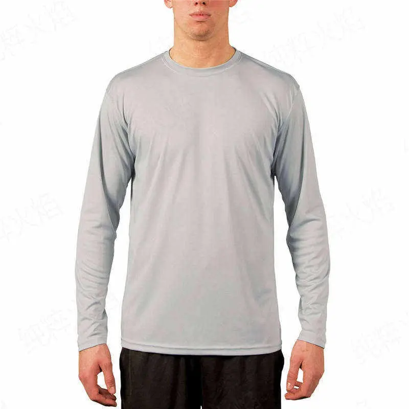Yeni tasarım 2024 100% pamuklu uzun kollu erkek T Shirt özel etiket ve etiketleri düz ve boyalı nedensel stilleri erkek T Shirt