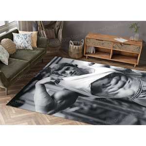 Arnold Schwarzenegger Printed <b>Rug</b>: Muscular Man Sport Decor,Nonwoven Thin <b>Rug</b> - Product Image 4