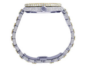 GRA Certified VVS Moissanite Diamond Arabic Dial Stainless Steel Automatic Iced Out <b>Wrist</b> <b>Watch</b> Hip Hop Bling Fashion For <b>Men</b> - Product Image 4