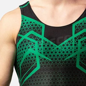 Sin mangas Entrenamiento Ropa de baile Color personalizado Hombres Vestido de gimnasia Diseño personalizado Hombres Vestido de gimnasia - Product Image 6