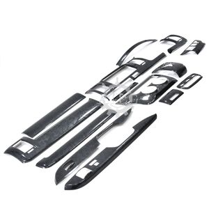 200 סוג של ג 'ייס סוג 3 כיסוי לוח המחוונים 3d סטנדרטי סט עץ שחור 14ps פנים מותאם אישית שדרוג עבור toyota - Product Image 3