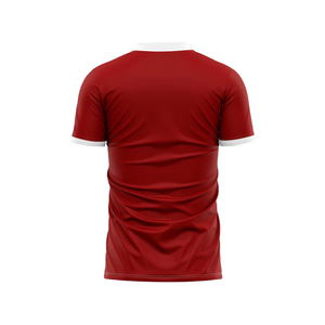 Fabricants ODM de nouveaux maillots de football imprimés en couleur unie, kits de football personnalisés, uniformes de football à manches courtes unisexes - Product Image 6
