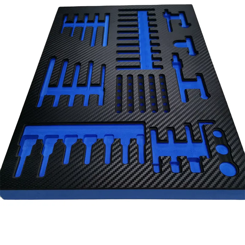 Inserto in schiuma Eva per incisione Cnc di lusso/set di inserti per cassetta degli attrezzi in eva produttore Dongguan