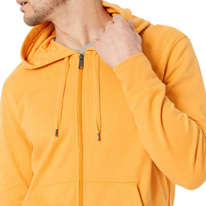 OEM/ODM Precio al por mayor Slim Fit Hombres Cremallera Sudaderas Color sólido Ligero Cremallera Sudaderas - Product Image 2