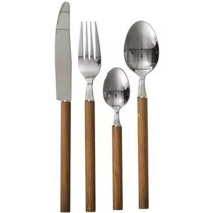 Ensemble de couverts en acier inoxydable de luxe poli miroir pour les mariages, comprend des cuillères à dîner, une cuillère à soupe, une fourchette et une cuillère à soupe - Product Image 5