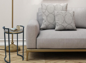 Modern Custom Size Nordic Design Living Room Side <b>Table</b> Wooden Small <b>Round</b> Top and Metal Frame With Handle Coffee Side <b>Table</b> - Product Image 4