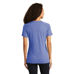 Camiseta de manga corta para mujer de poliéster 100%, camisetas informales básicas con cuello redondo - Product Image 5
