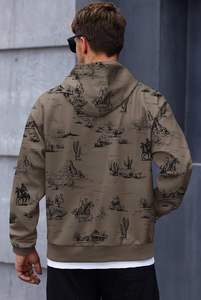 Pakistanais fait personnalisé Sublimation imprimé sweats à capuche prix bon marché confortable hiver 100% coton Vintage polaire unisexe dernier - Product Image 4