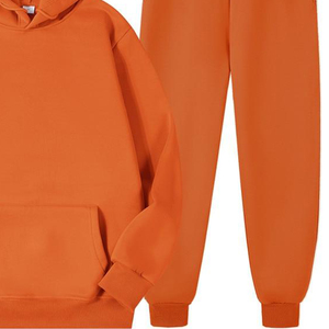 2024 hombres mujeres Casual Color sólido manga larga ligero pulóver chándal secado rápido transpirable 100% algodón cintura elástica - Product Image 2