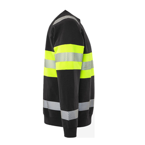 Men's Hi-Vis Safety Reflective Sweatshirt for Traffic <b>Warmer</b> Security Workwear Clothing Sweatshirts - Product Image 5