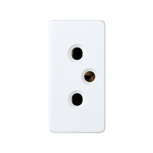 Base bipolare con TT spostato bianco (Simon 27 27442-64) - Product Image 1