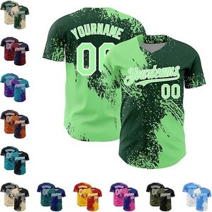 Vente en gros pas cher Design personnalisé T-shirt de baseball personnalisé 100% polyester Maillot de baseball - Product Image 4