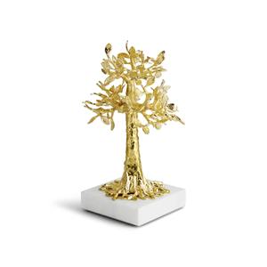 Hermoso artículo de decoración de escluptor de árbol dorado perfecto para la decoración de la habitación del hogar y la idea de regalo elegante hecha a mano - Product Image 1