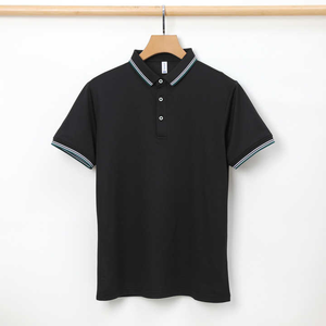 T-shirt en coton classique pour homme, coupe décontractée, manches courtes, haute qualité, été, coupe ample, séchage rapide, respirant, design uni - Product Image 3