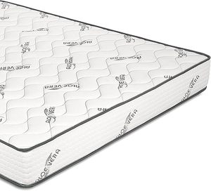 EVERGREENWEB Materasso in Aloe Singolo, Matrimoniale, King Size con Cuscini Inclusi, 20 cm di Altezza, in Memory Foam con Rivestimento in Tessuto Aloe, Prodotto in Italia - Product Image 4