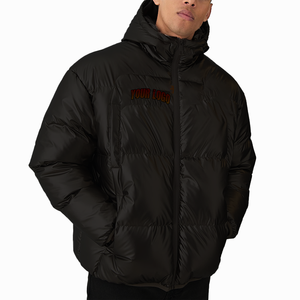 Veste d'hiver décontractée pour homme en gros, toile de haute qualité avec fermeture éclair, manches amovibles en duvet de canard blanc, style bulle - Product Image 1