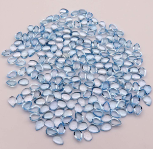 อัญมณีหลวมทรงลูกแพร์บุษราคัมท้องฟ้าสีฟ้าสำหรับทำเครื่องประดับได้รับการรับรองผู้ผลิตขายส่งราคา - Product Image 2