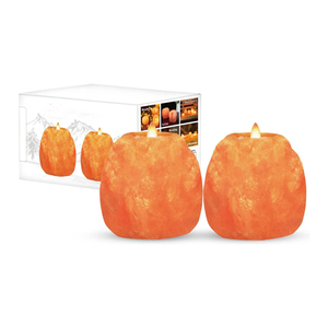 Lámpara de vela de sal del Himalaya de Color Natural de alta calidad, artesanía decorativa tallada a mano, Material orgánico, tacto Real, el mejor precio en línea - Product Image 5