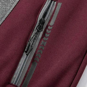 Ensemble de survêtement décontracté deux pièces pour homme, confortable, avec fermeture éclair - Product Image 4