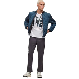 Men's Premium Quality Casual Windbreaker <b>Jacket</b> Lightweight <b>Zipper</b> Bomber <b>Pocket</b> Design Canvas Fabric - Product Image 5