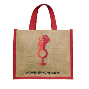 Sac à provisions biodégradable portable personnalisé en toile de coton avec propre logo sac de transport en plastique d'épicerie au détail avec poignée - Product Image 5