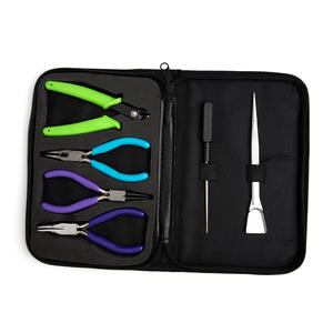 Top fabricant Kit de pinces à bijoux en différentes tailles et couleurs Pinces de finition en acier inoxydable Kit de pinces pour la fabrication de bijoux - Product Image 5