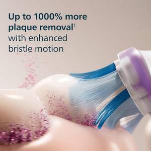 Têtes de brosse à dents électriques de rechange authentiques Philips Sonicare G3 Two-in-One, blanches, lot de 4, pour une utilisation d'un an, HX9054/65 - Product Image 4