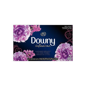 Downy Infusion Calm Mega Dryer Sheets 80 Count con suavizante de aroma de lavanda y vainilla para prendas - Product Image 4