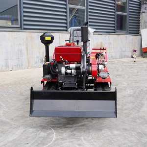 Motoculteur rotatif multifonctionnel pour machines agricoles Mini tracteur à chenilles à bas prix - Product Image 3