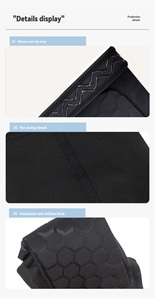 Espinilleras de fútbol de compresión EVA con logotipo personalizado, espinilleras ajustables para pantorrilla, protectores cálidos para piernas para jugadores de fútbol, protección infantil - Product Image 4