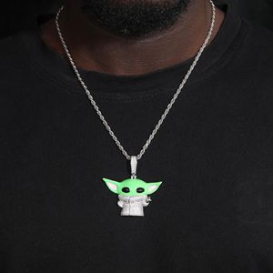 จี้โยดาไมโครมอยส์ซอไนต์เรืองแสง - Product Image 2