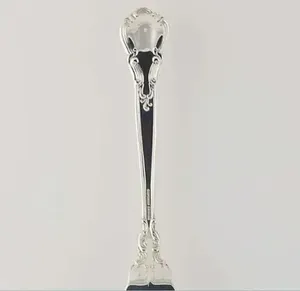 Fourchette de mariage en acier inoxydable avec finition miroir argentée, parfaite pour la cuisine, le restaurant, l'hôtel, utilisation sur table, couverts - Product Image 3