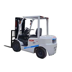 Chariot élévateur diesel d'occasion TCM 3 tonnes FD30, puissance élevée avec moteur et roulements pour mines/Construction/Ports - Product Image 1