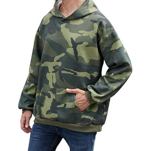 Nueva moda Camo Hoodie de alta calidad de tela ligera transpirable hombres Sudadera con capucha y sudadera Casual Wear hombres sudaderas con capucha - Product Image 2