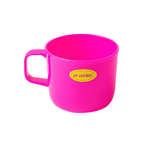 250ml BPA Free <b>Plastic</b> Mug <b>Cup</b> with Handle Lightweight Reusable Beverage <b>Cup</b> for Home Camping Giveaways for Cafe and Restaurant - Product Image 4