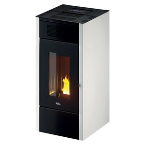 SABA 14 T2 White 5-star Pellet <b>Stove</b> 13.7kW Class A+ Model 7023127 - Product Image 1