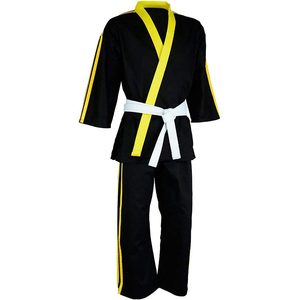 100% coton unisexe vêtements d'entraînement décontracté confortable léger séchage rapide respirant Arts martiaux Taekwondo uniforme pour adultes - Product Image 1