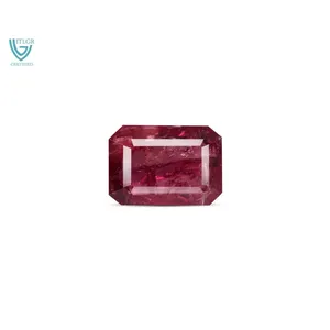 Rubí (Manik) - 3.39 Quilates, Facetado, Natural y Sintético, Variedad que Incluye Esmeralda, Corte Cojín, Pera, Estrella, Octágono, Creado en Laboratorio, Tratado Térmicamente - Product Image 1