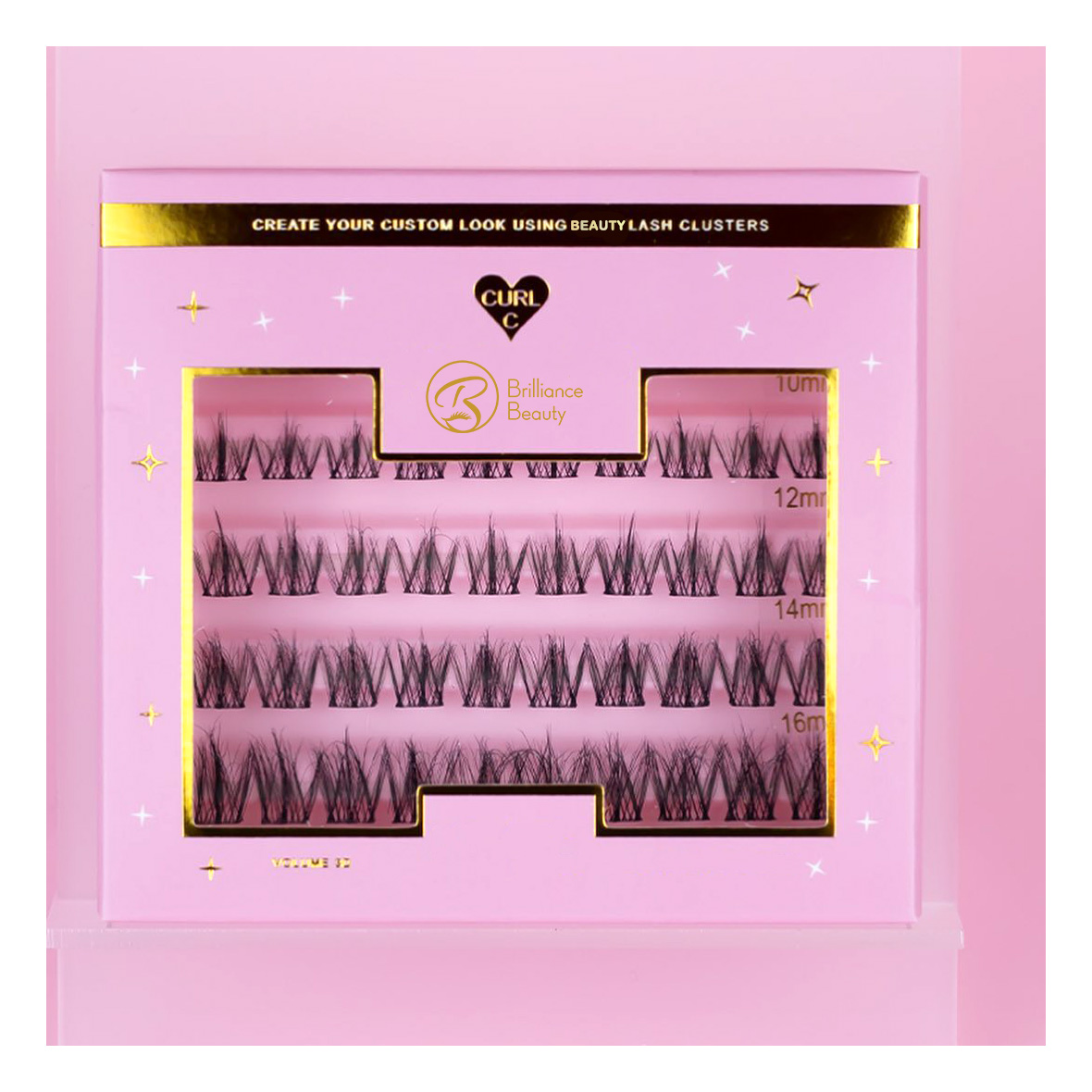 Beauty Lashes Individual Eyelashes DIY Eyelash Extensions Precut Cluster Eye Lashes
