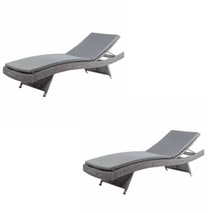 Chaises longues en rotin imperméable mobilier d'extérieur fait à la main par des artisans dans le centre de Java en Indonésie avec une super qualité - Product Image 4