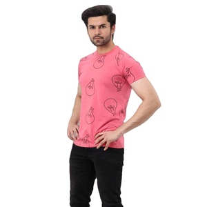 100% camisetas de sublimación de sensación de algodón y poliéster, camisetas de microfibra personalizadas con impresión Digital, espacios en blanco lisos de tamaño de EE. UU. - Product Image 1