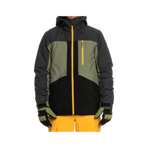 Quick <b>Dry</b> Breathable Lightweight Hooded Overcoat Fur Trim Trench Style Men's Waterproof Windproof Sustainable Rain <b>Coat</b> - Product Image 3